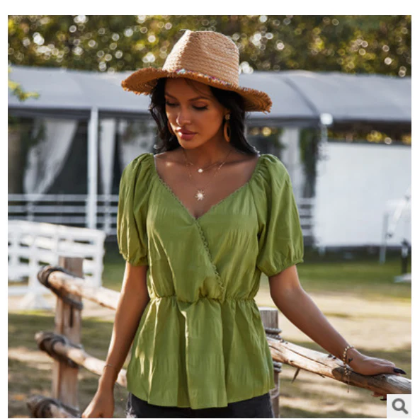 Two-Way Textured Blouse - Image 2