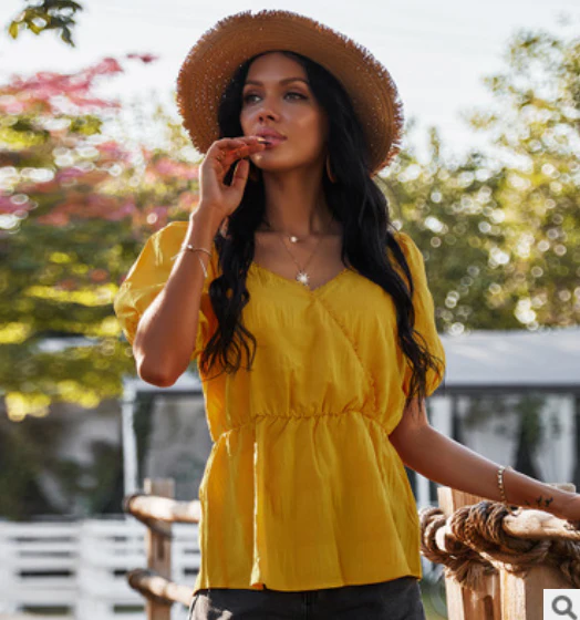 Two-Way Textured Blouse - Image 4