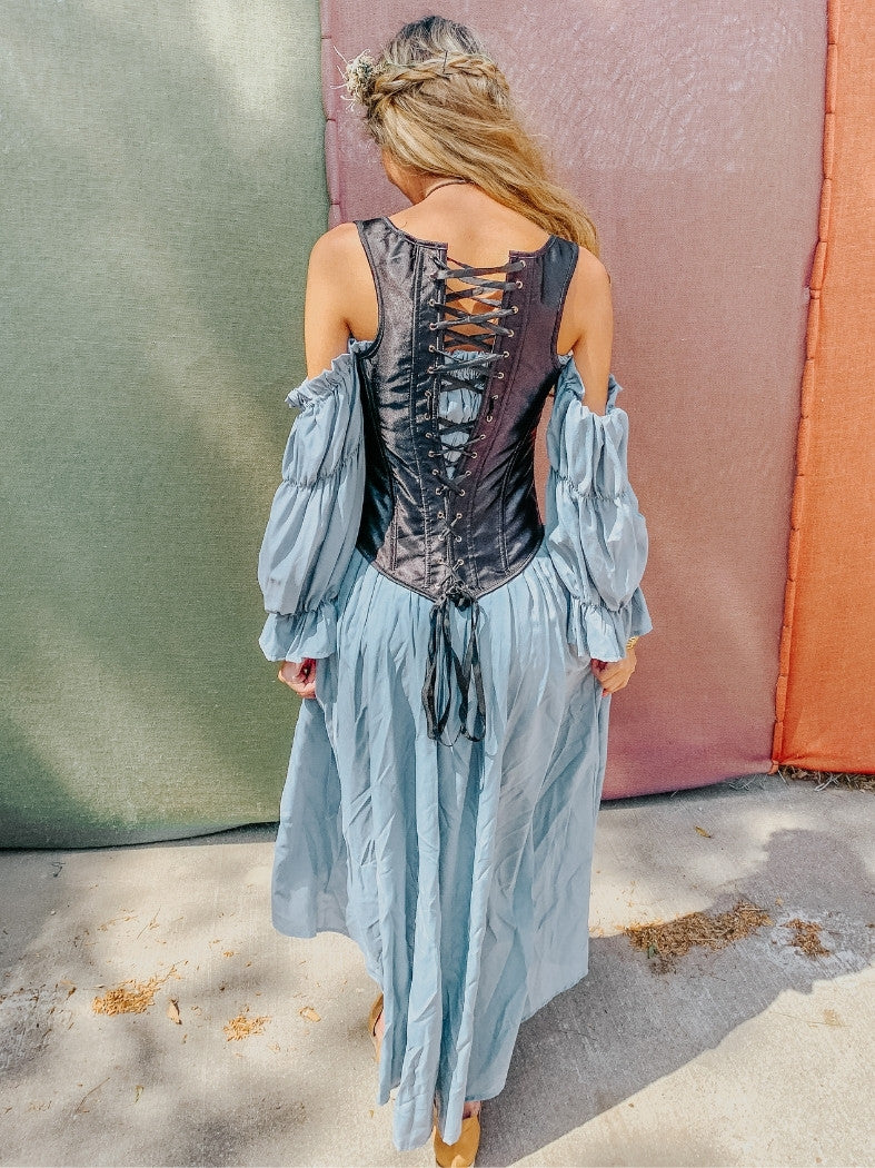 Underbust Steampunk Renaissance Waist Corset - Image 10