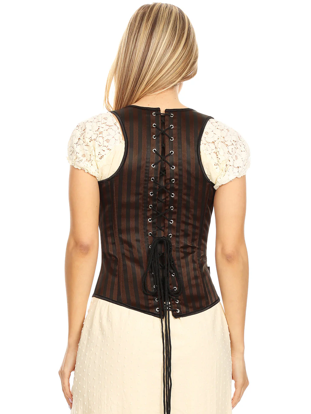 Underbust Steampunk Renaissance Waist Corset - Image 7