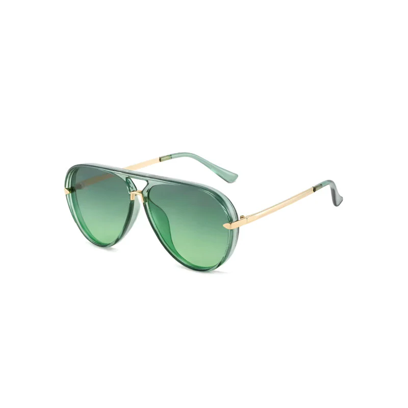 Unisex Aviator Sunglasses with UV400 Protection for Outdoor Style - Image 3
