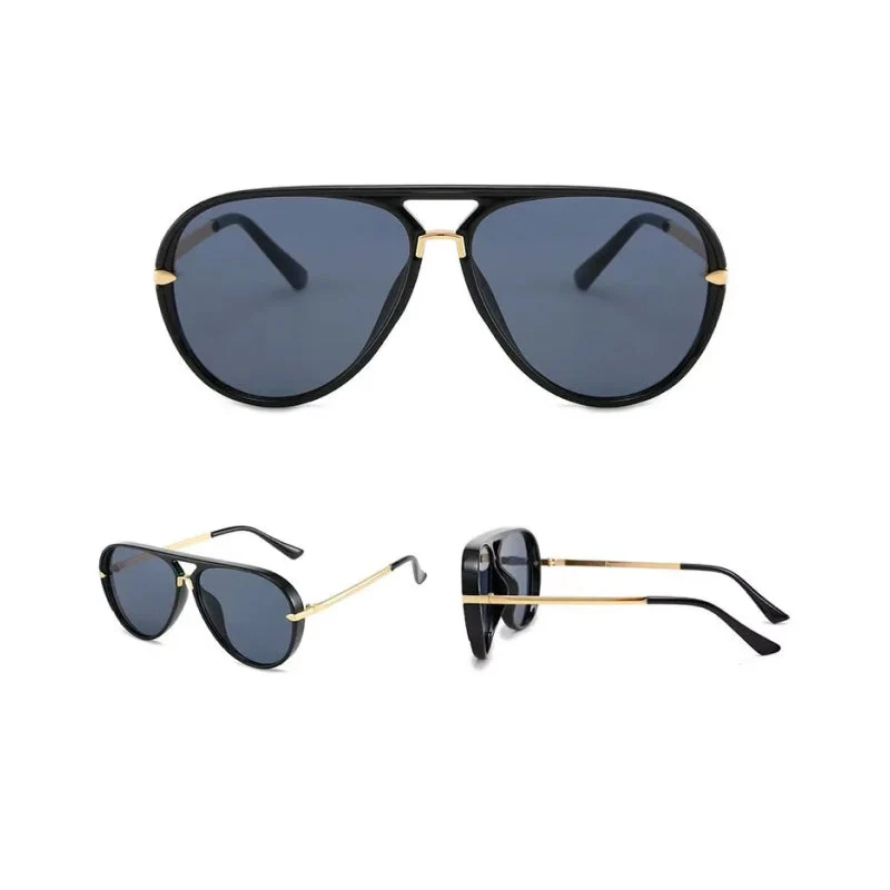 Unisex Aviator Sunglasses with UV400 Protection for Outdoor Style - Image 7