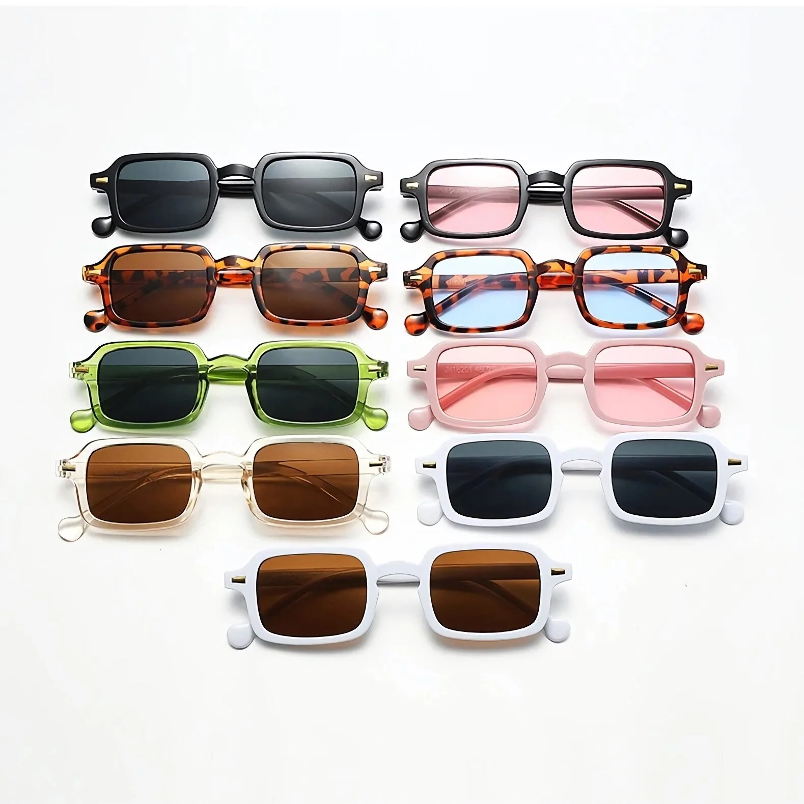 UV400 Rectangle Sunglasses - Image 17