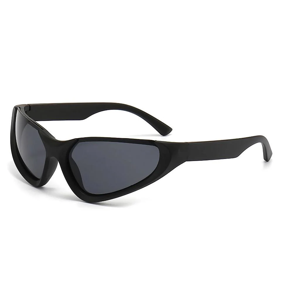 UV400 Unisex Vintage Mirror Sports Sunglasses - Image 2