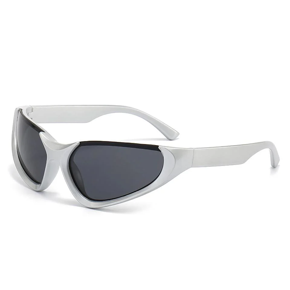 UV400 Unisex Vintage Mirror Sports Sunglasses - Image 5