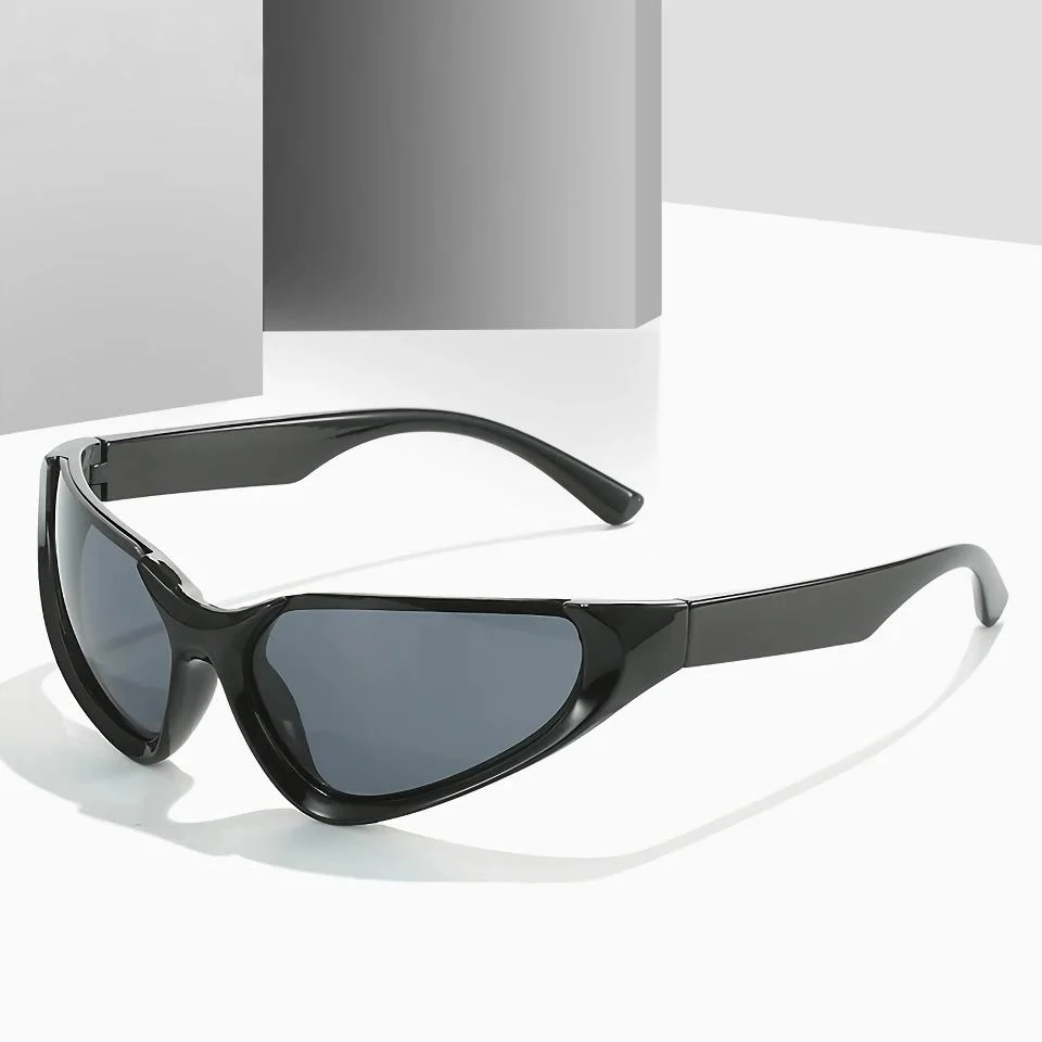 UV400 Unisex Vintage Mirror Sports Sunglasses - Image 7