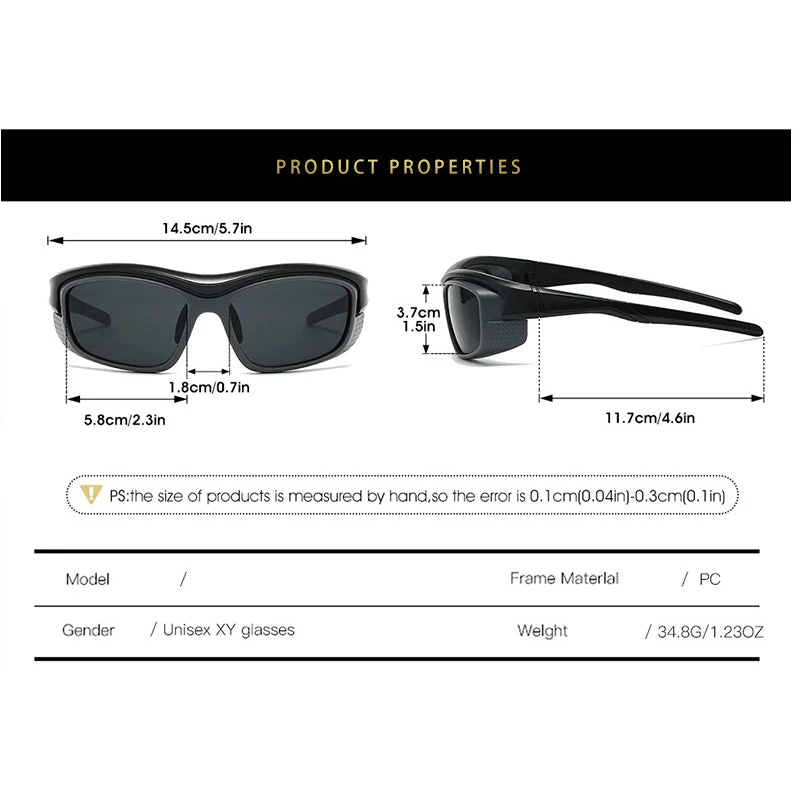 UV400 Wrap Sunglasses for Men and Women - Image 16