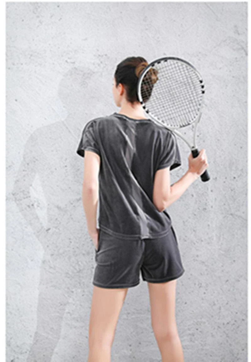 Velvet High Rise Shorts with Pockets - Image 7
