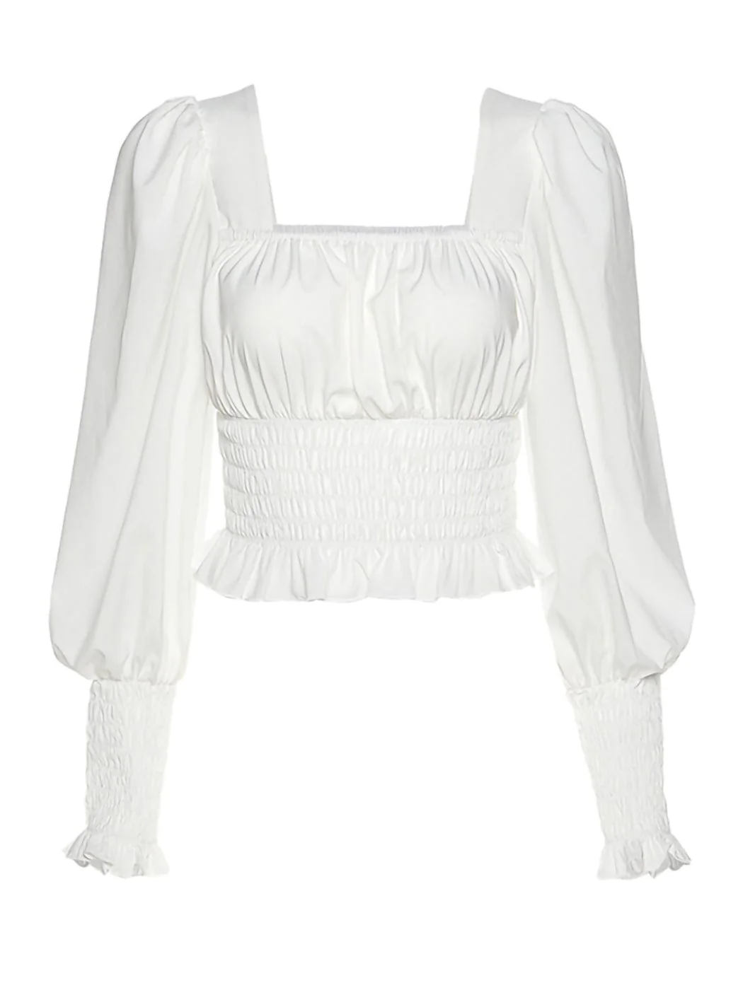 Victorian Renaissance Boho Peasant Long Sleeve Gothic Lolita Tops Blouse - Image 10