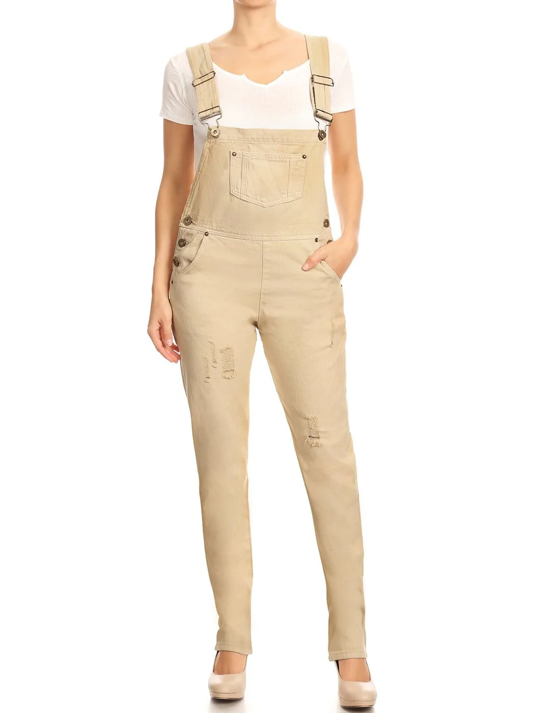Vintage Adjustable Strap Denim Overalls - Image 8
