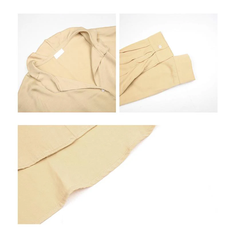 Vintage Loose Fitting Notched Shirt - Image 12
