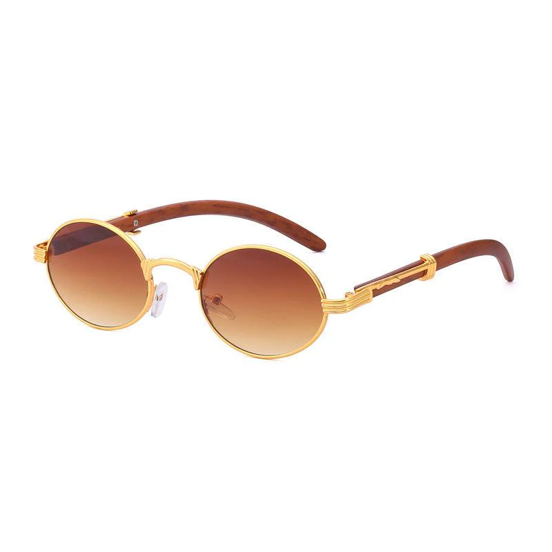 Vintage Oval Sunglasses - Image 4