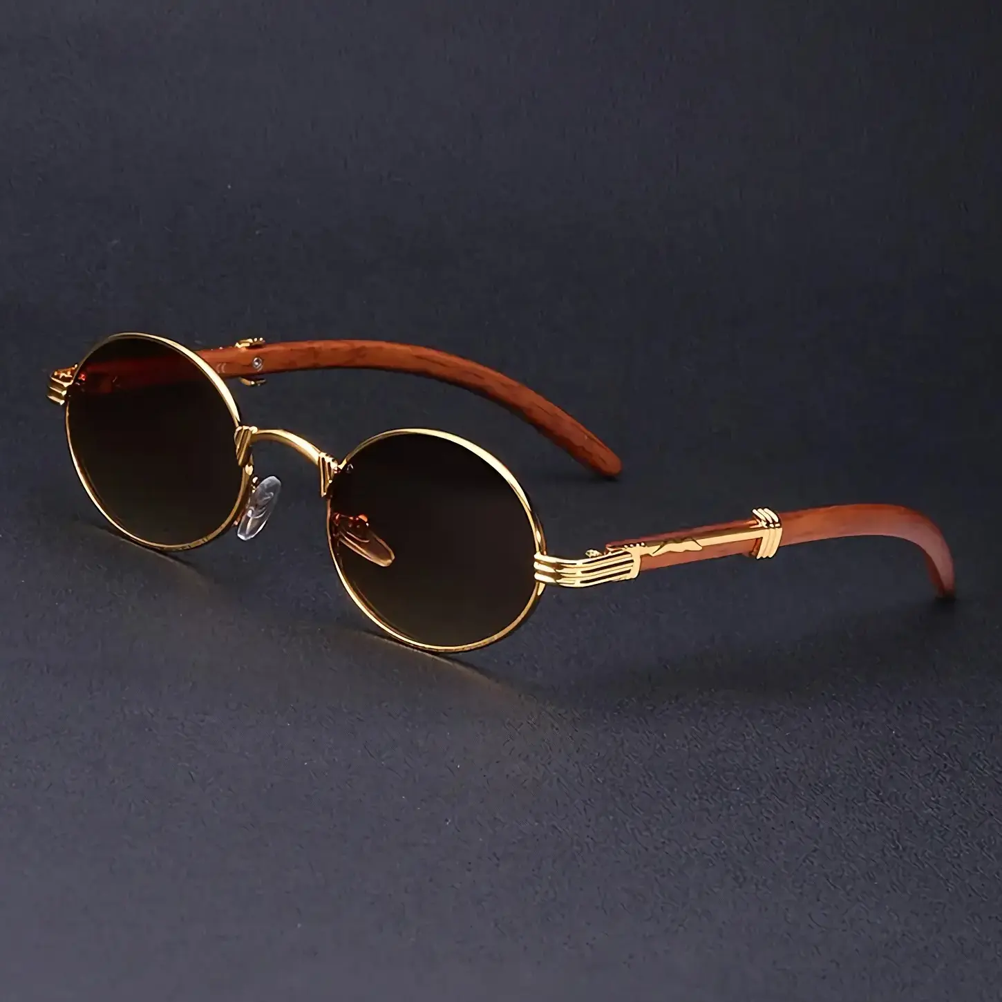 Vintage Oval Sunglasses - Image 7
