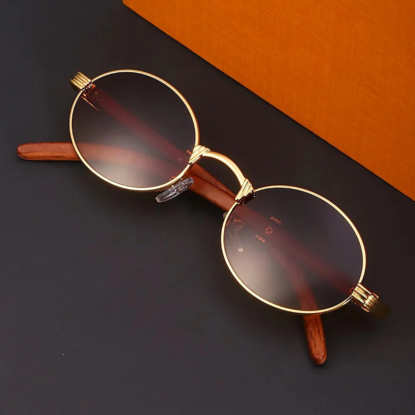 Vintage Oval Sunglasses - Image 8