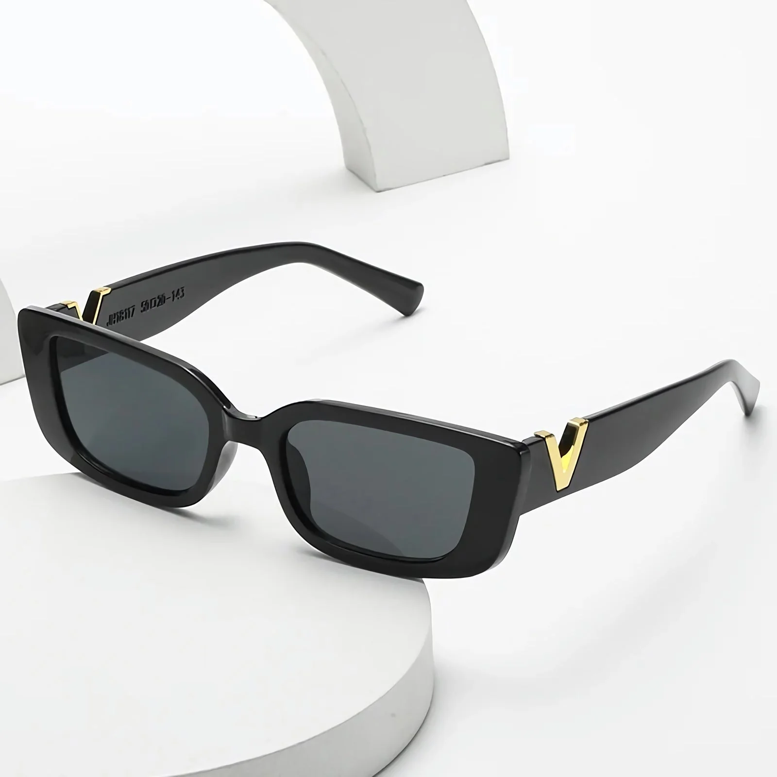 Vintage Rectangle Sunglasses - Image 12