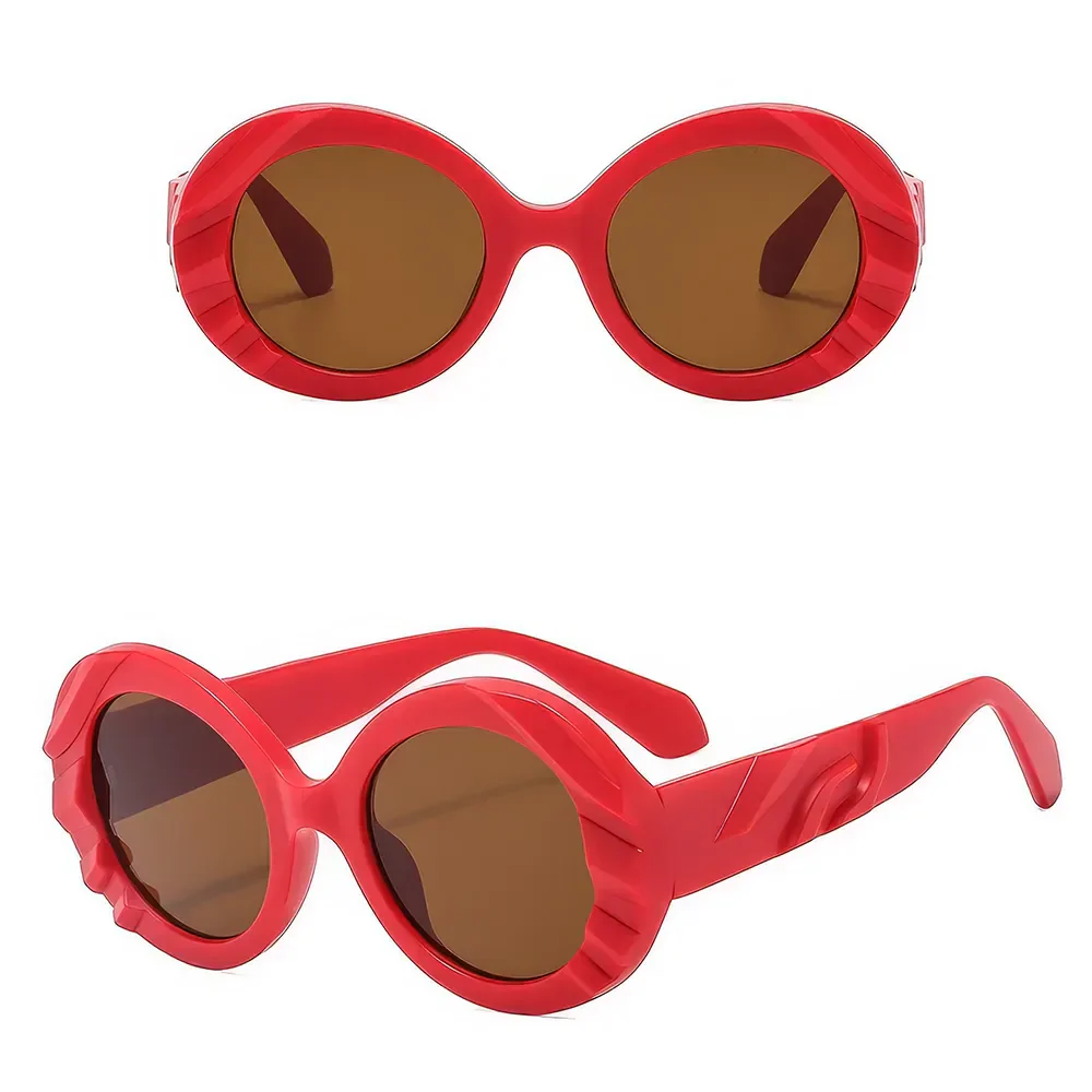 Vintage Round Sunglasses - Image 10