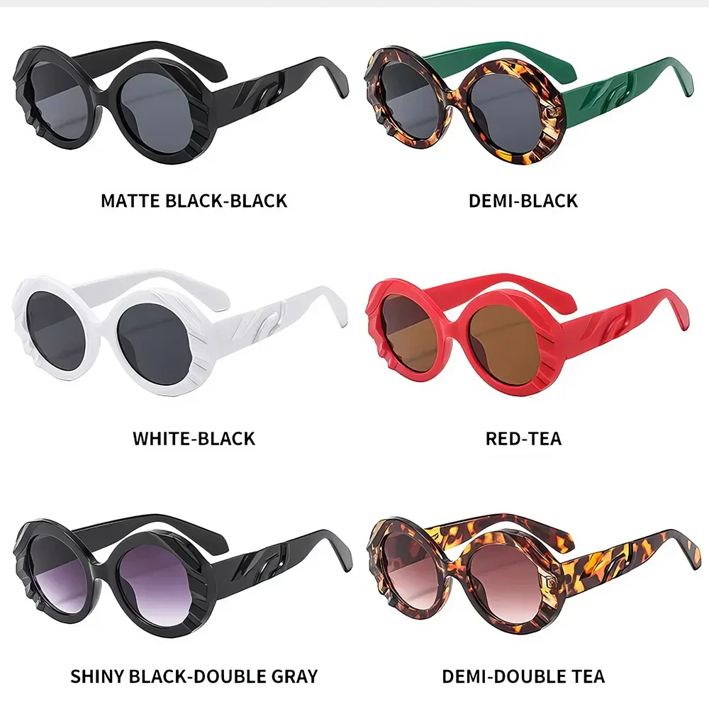 Vintage Round Sunglasses - Image 12