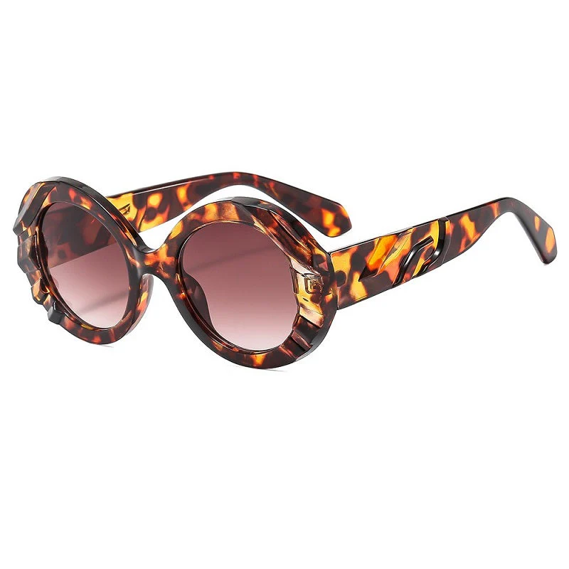 Vintage Round Sunglasses - Image 2