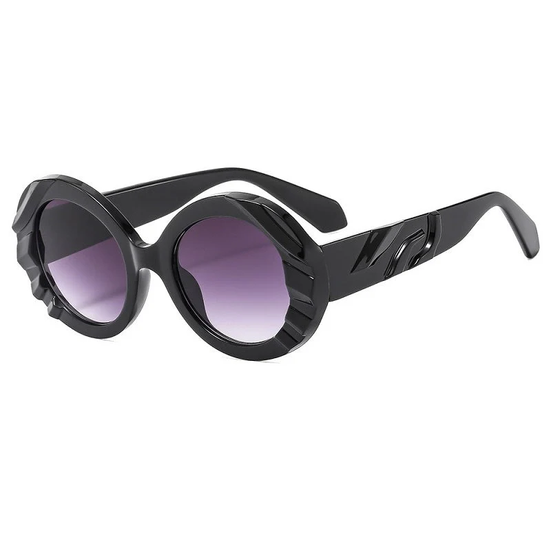 Vintage Round Sunglasses - Image 3