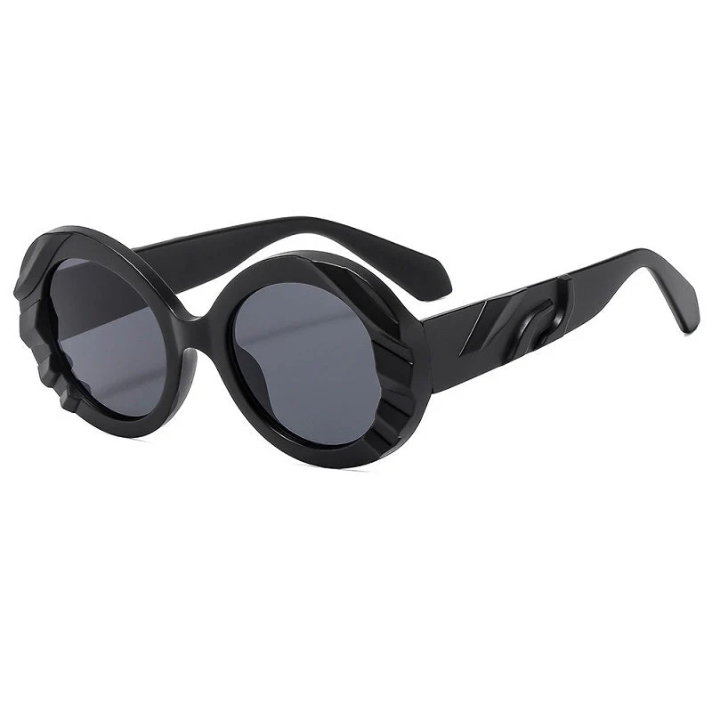 Vintage Round Sunglasses - Image 5