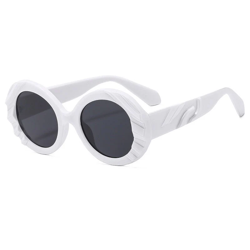 Vintage Round Sunglasses - Image 7