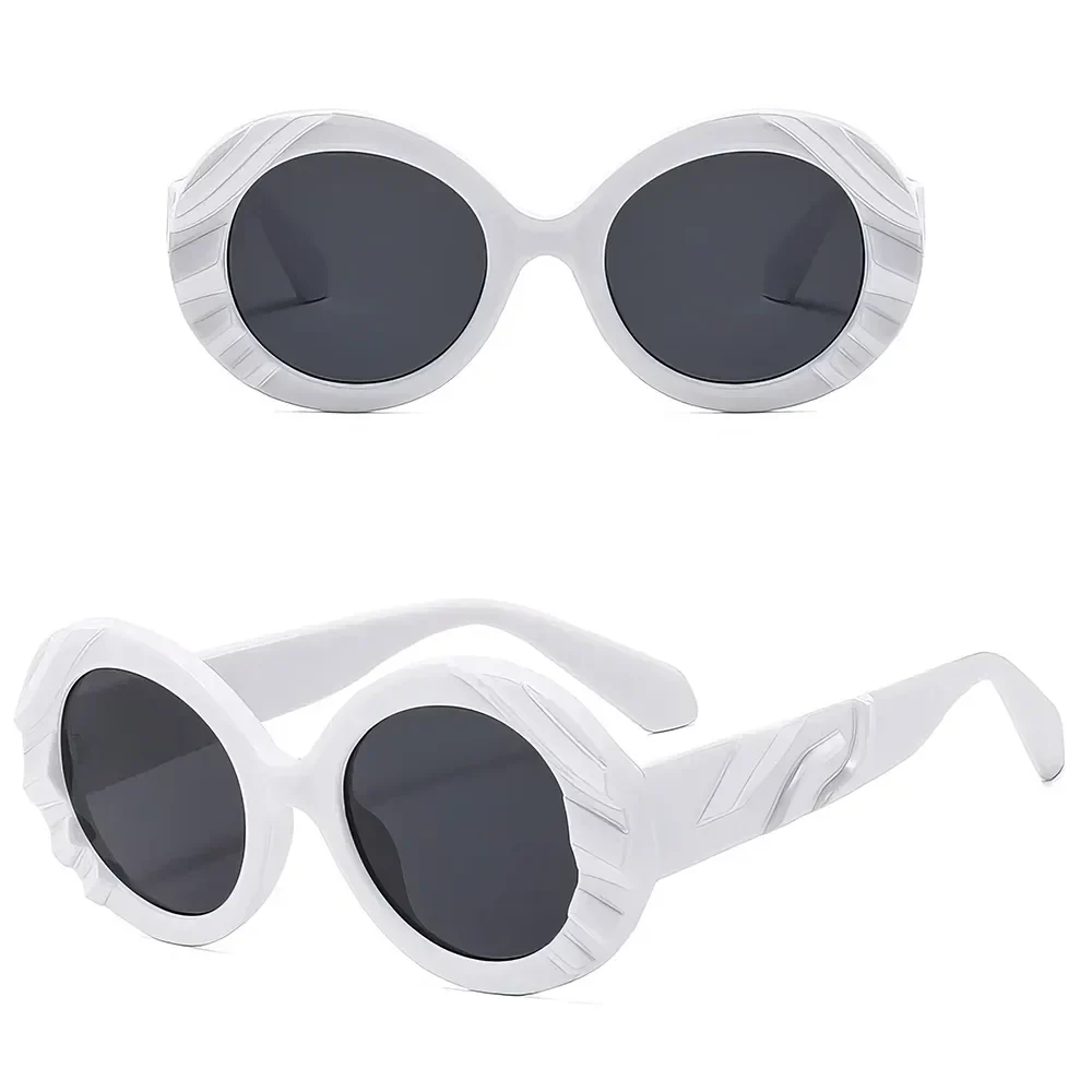 Vintage Round Sunglasses - Image 9