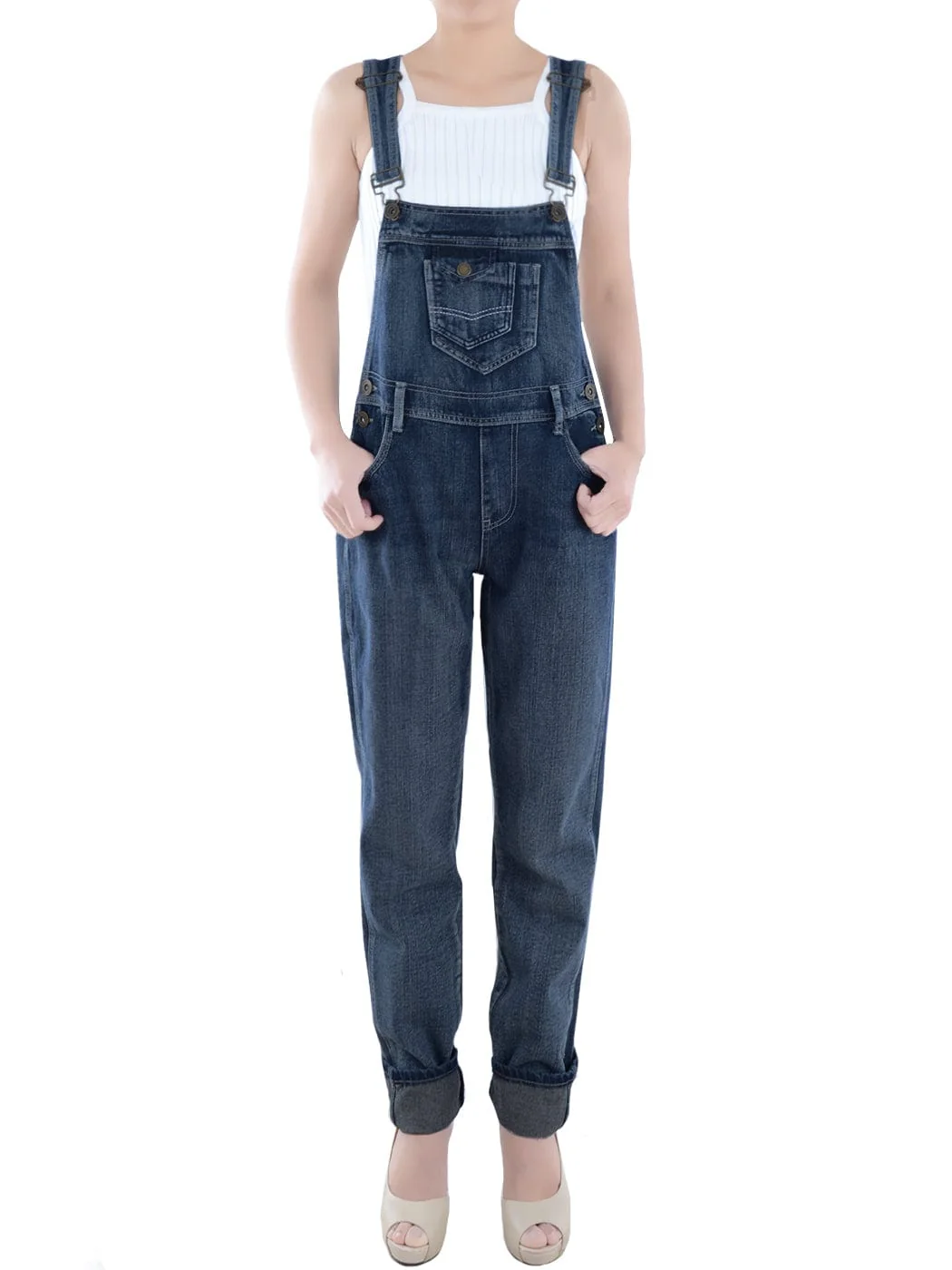 Vintage Straight-Leg Overalls - Image 2
