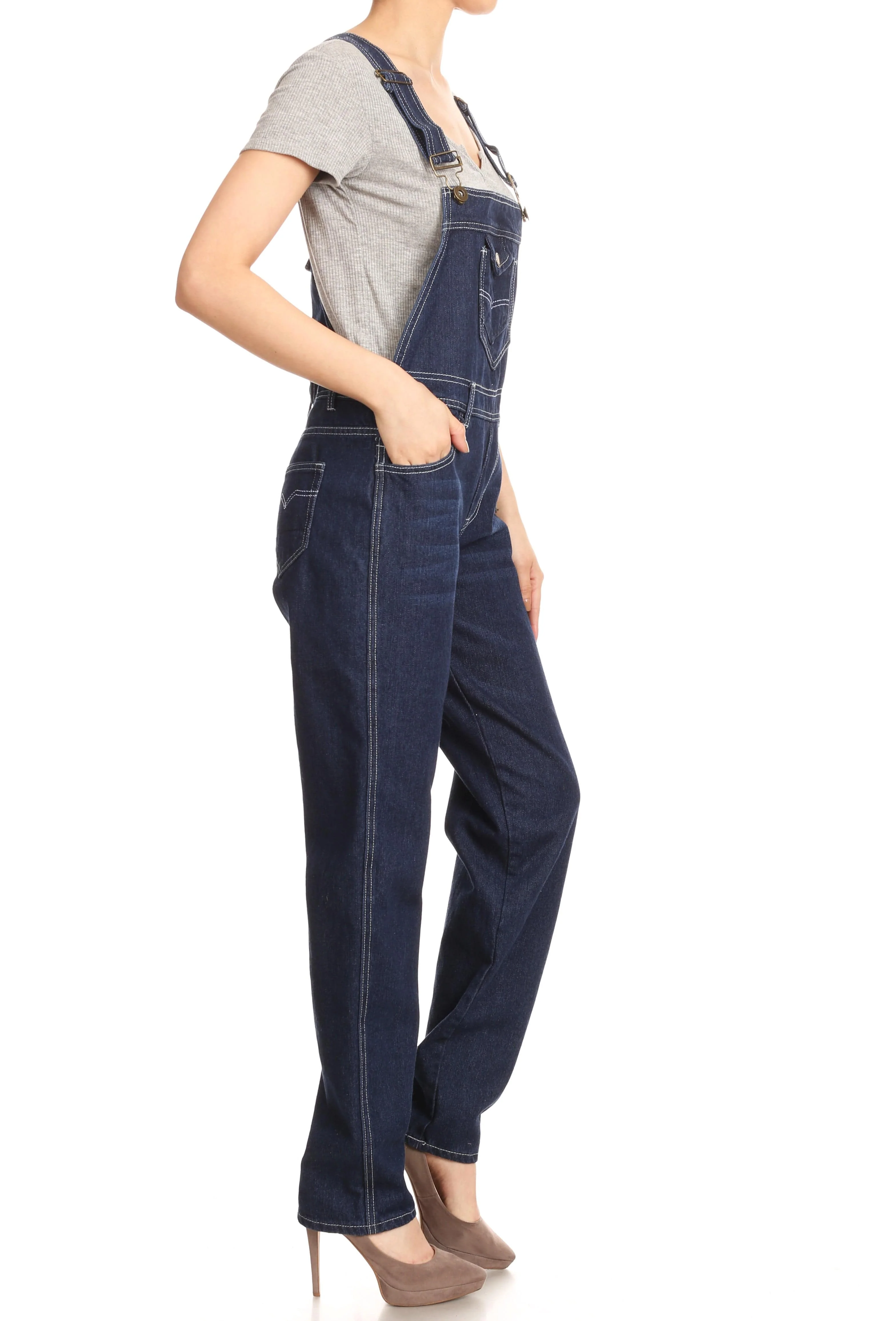 Vintage Straight-Leg Overalls - Image 34