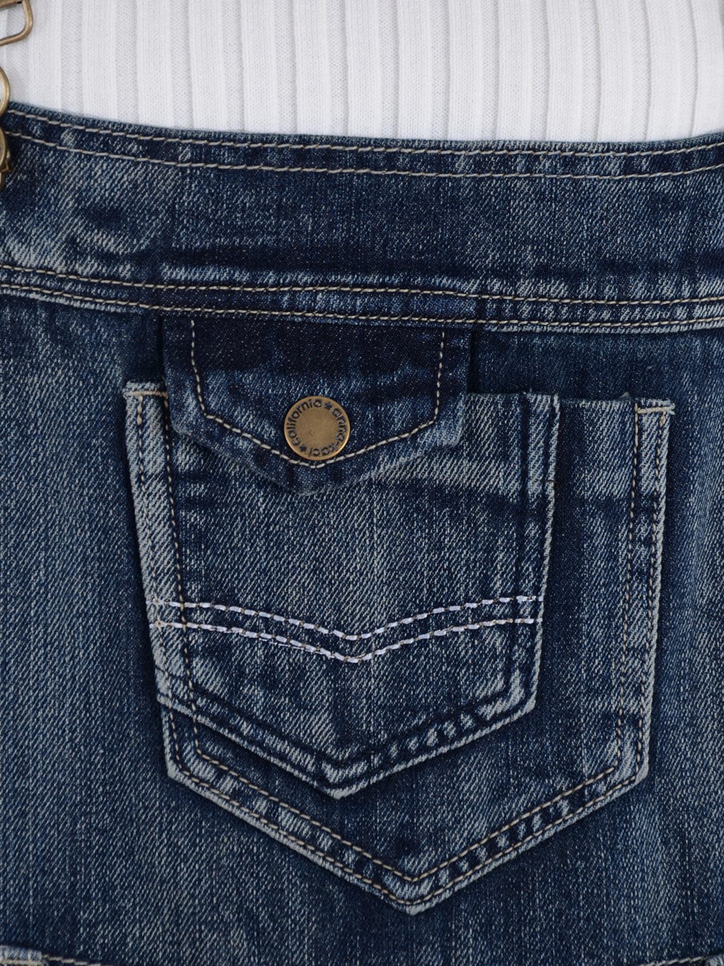 Vintage Straight-Leg Overalls - Image 6