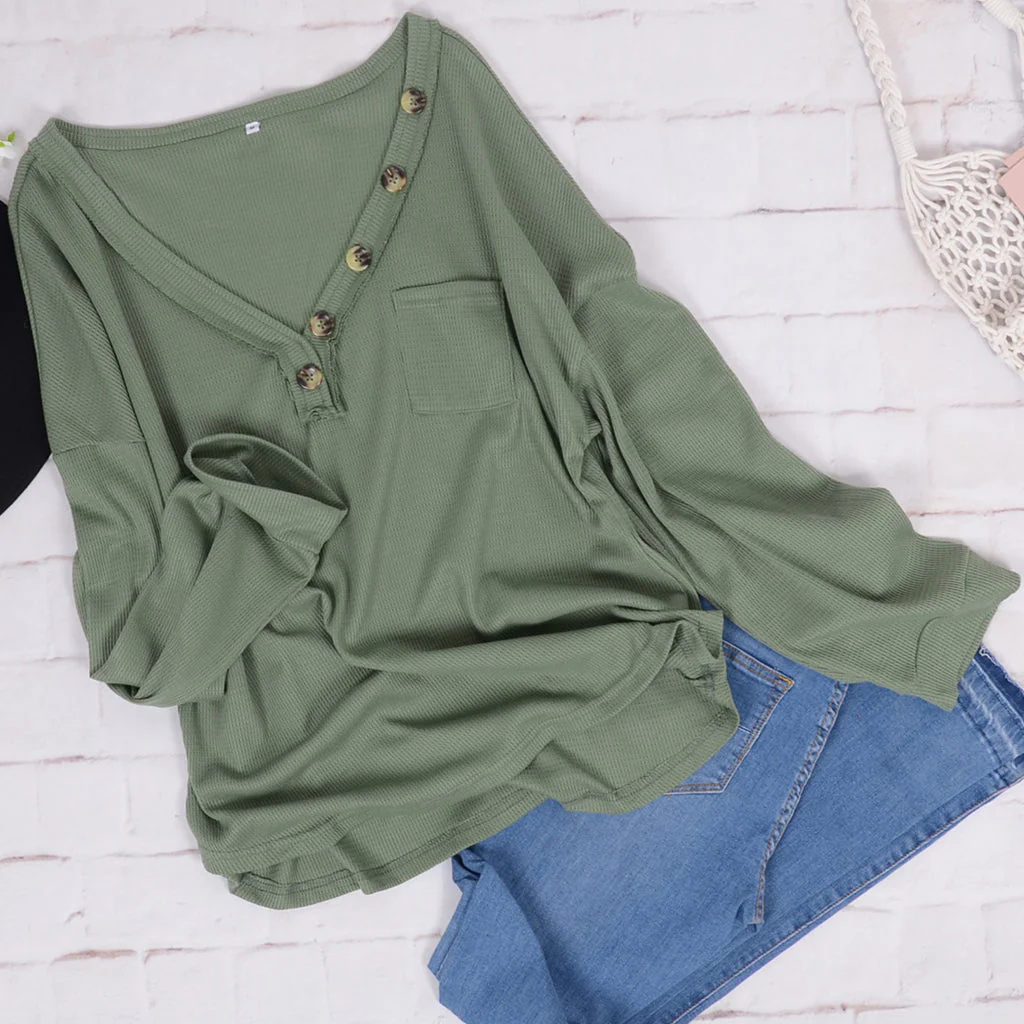 Waffle Knit Patch Pocket Sweater - Image 18