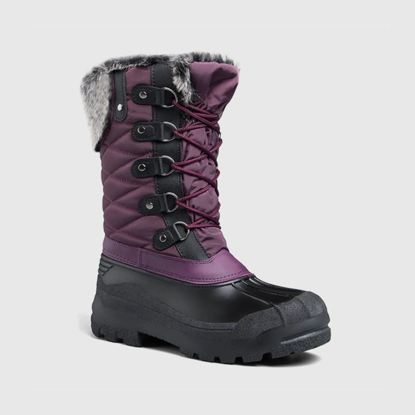 Fur Lined Waterproof Snow Boots - Image 2