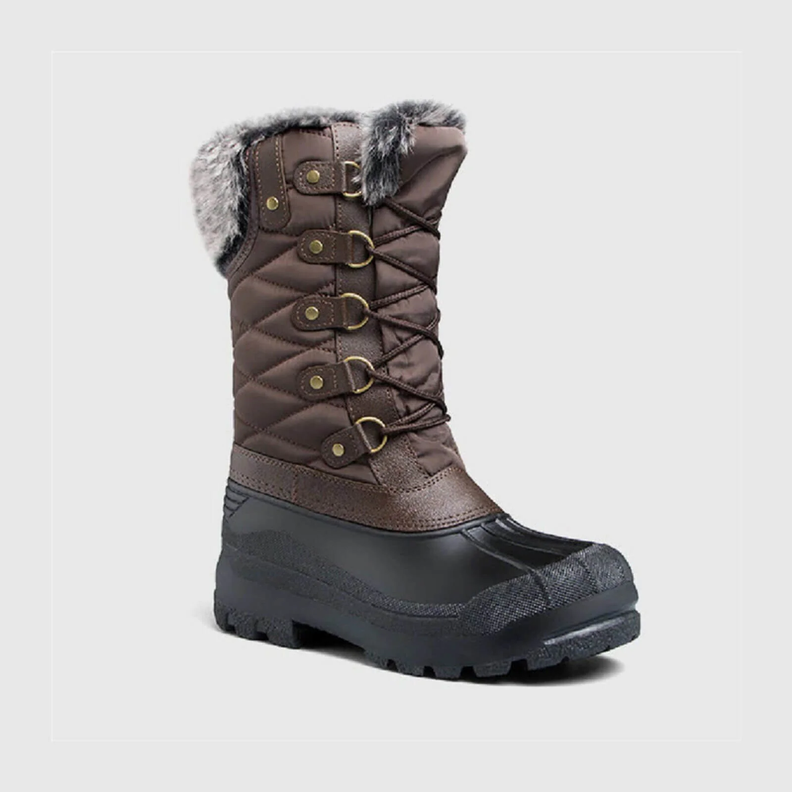 Fur Lined Waterproof Snow Boots - Image 3