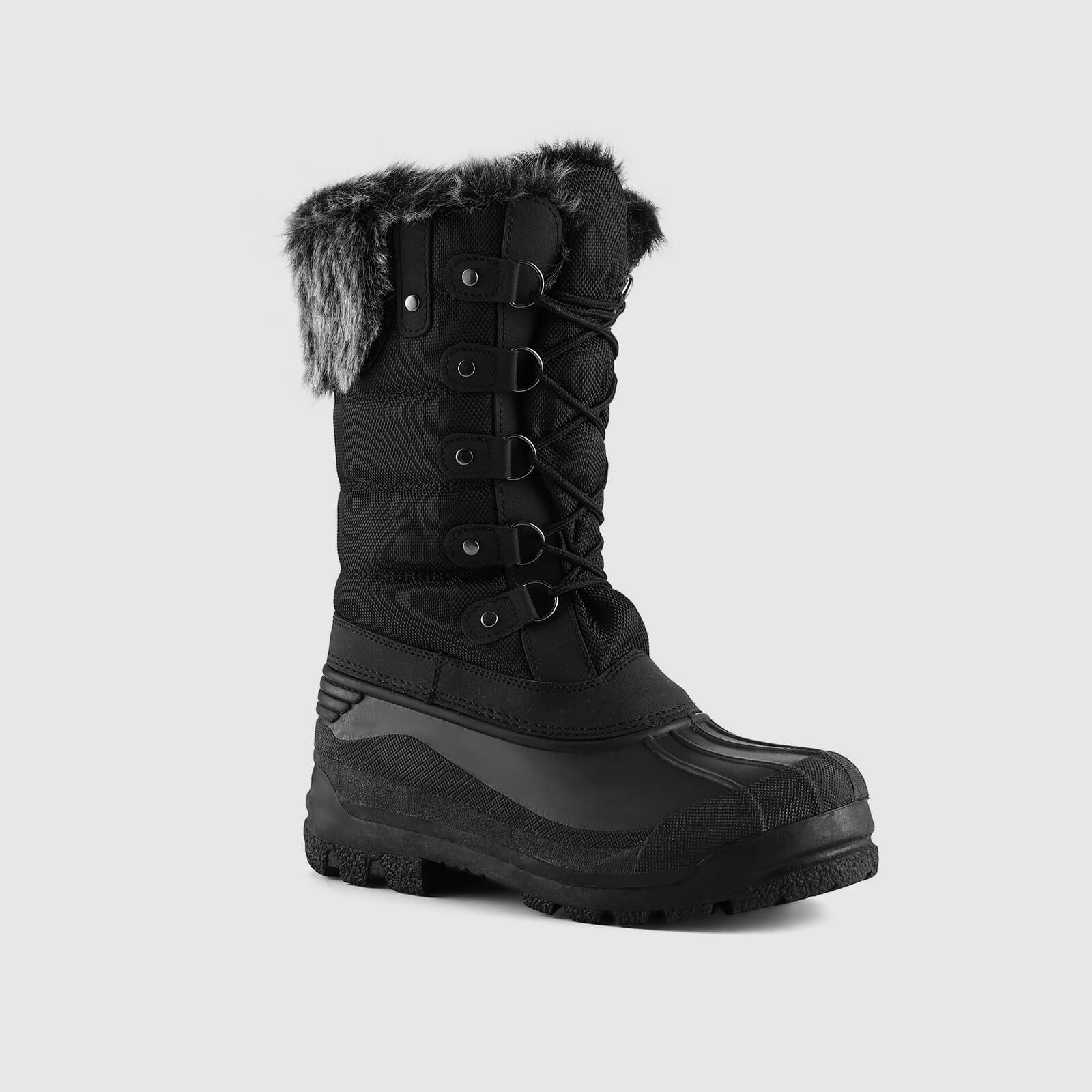 Fur Lined Waterproof Snow Boots - Image 6