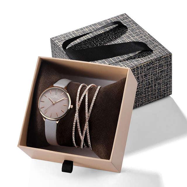Watch Exquisite Drawer Box Crystal Bracelet Watch Set Source - Image 5