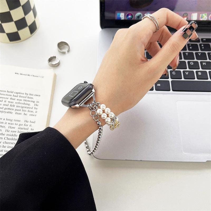 Watch Pearl Metal Chain Small Fragrance - Image 3