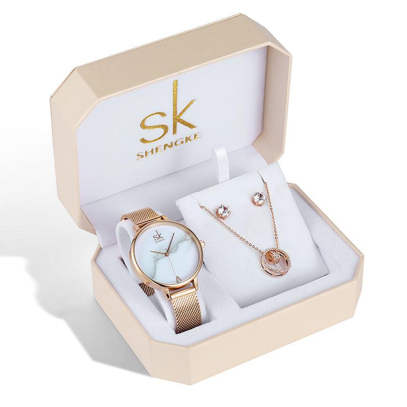 Watch Set Three-piece Rose Gold Watch - Image 2
