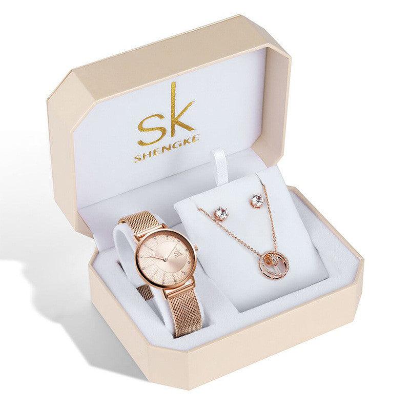 Watch Set Three-piece Rose Gold Watch - Image 5