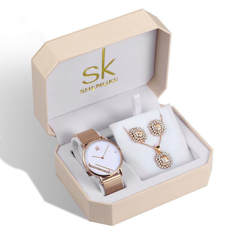 Watch Set Three-piece Rose Gold Watch - Image 6
