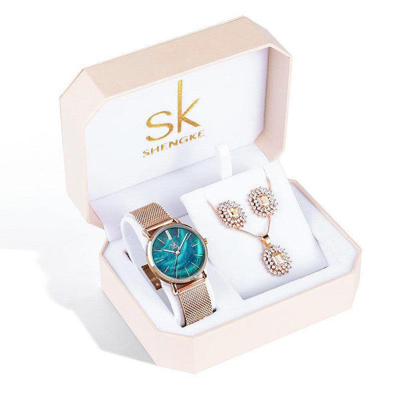Watch Set Three-piece Rose Gold Watch - Image 8
