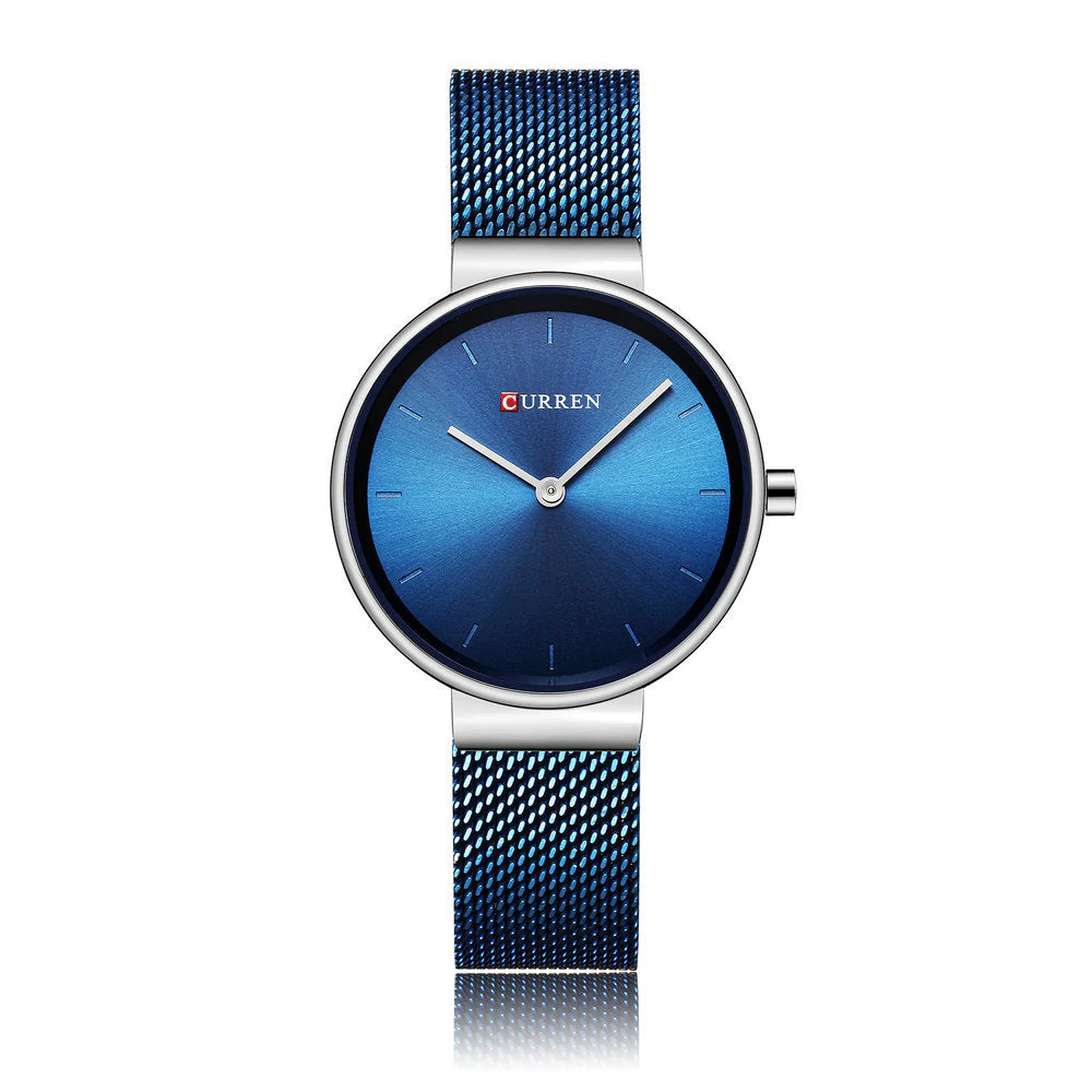 Water Quartz Watch Mesh Belt Casual Business Pointer Watch - Image 12