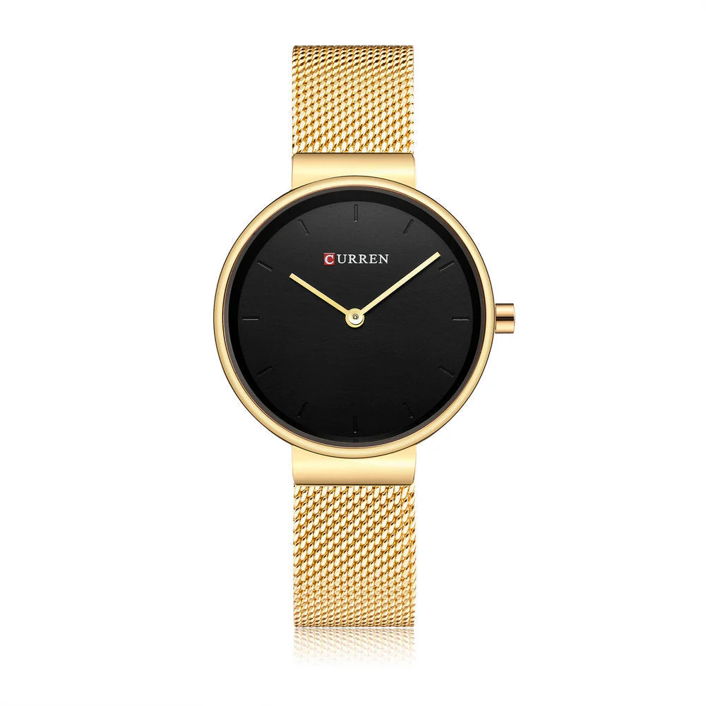 Water Quartz Watch Mesh Belt Casual Business Pointer Watch - Image 13