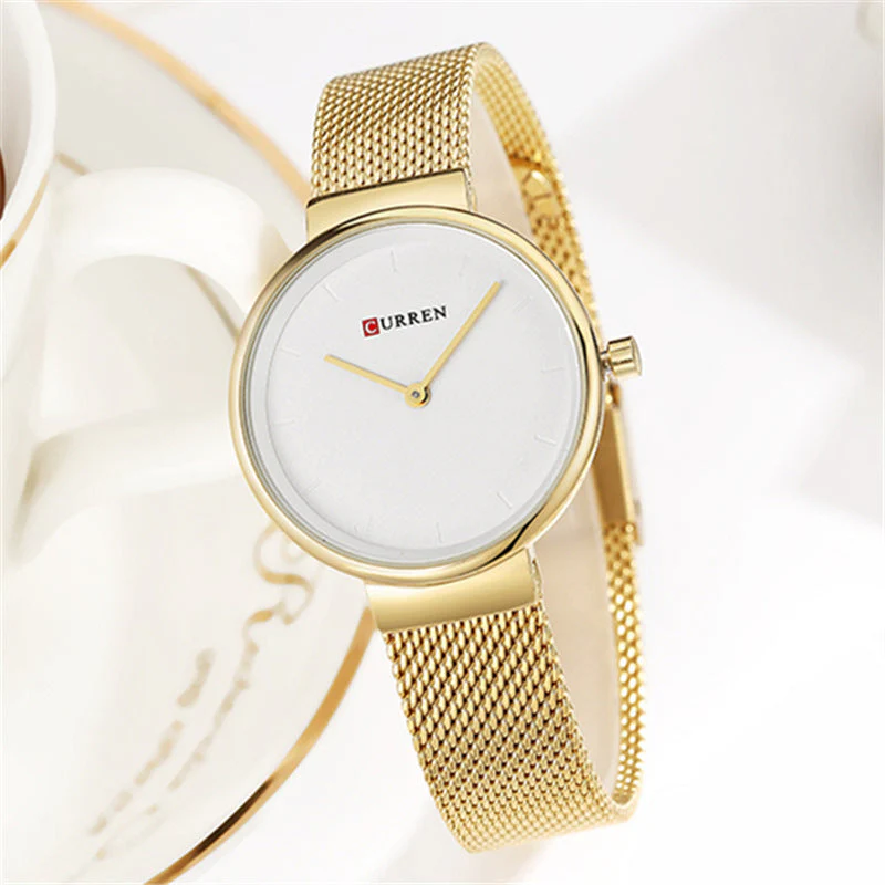 Water Quartz Watch Mesh Belt Casual Business Pointer Watch - Image 2