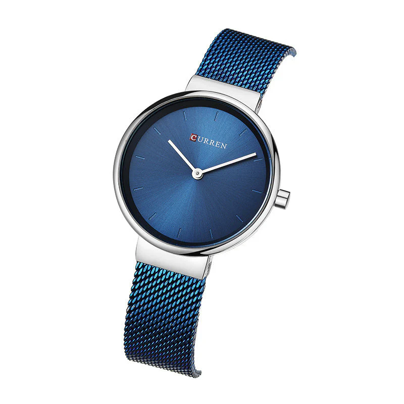 Water Quartz Watch Mesh Belt Casual Business Pointer Watch - Image 4