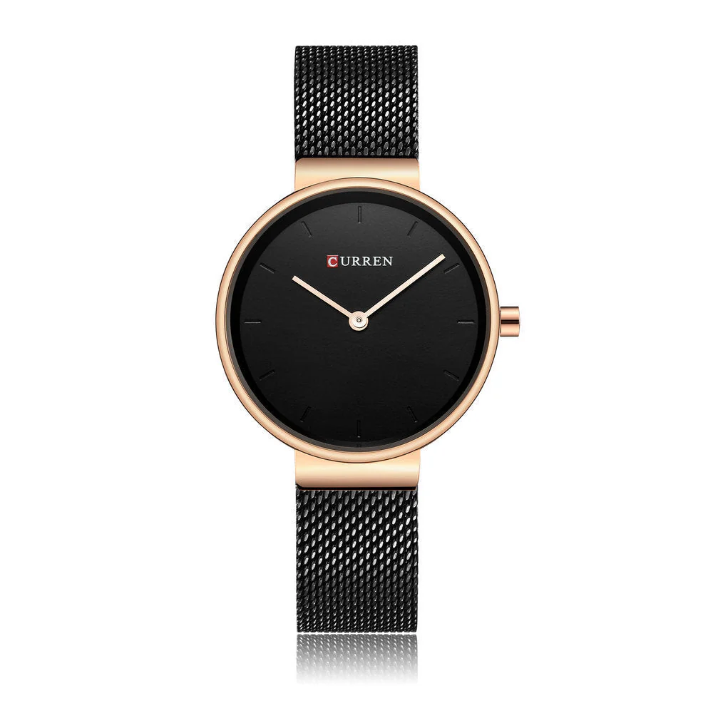 Water Quartz Watch Mesh Belt Casual Business Pointer Watch - Image 9