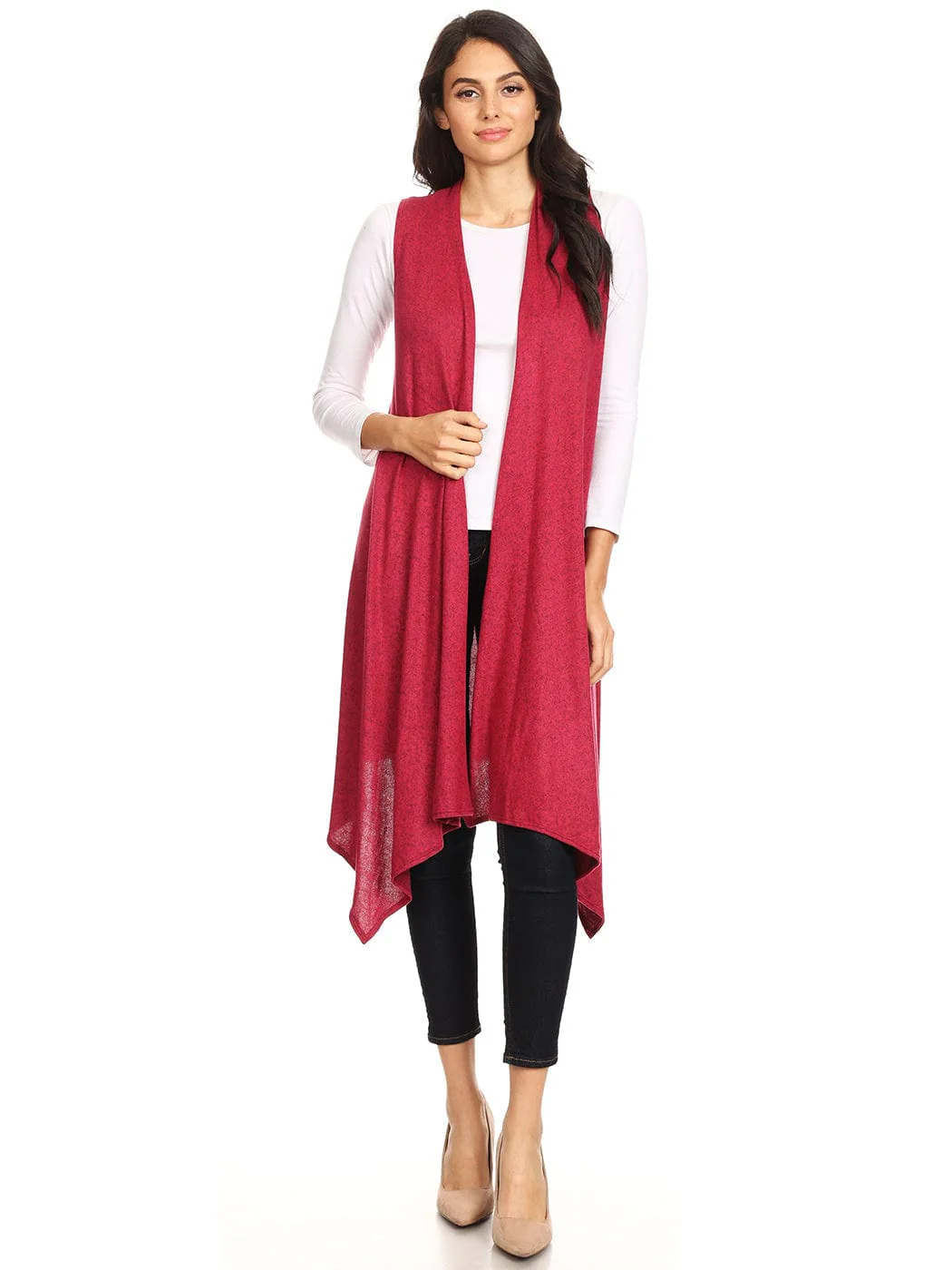 Waterfall Cardi Vest - Image 11