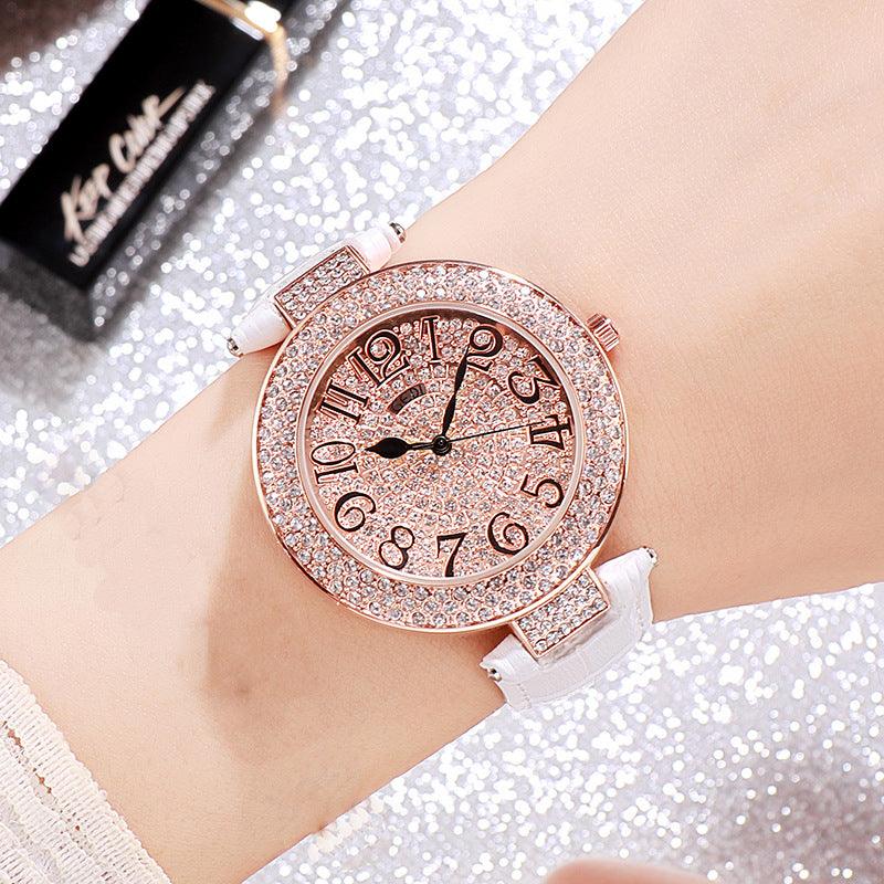 Waterproof Diamond Watch Student Large Dial - Image 15