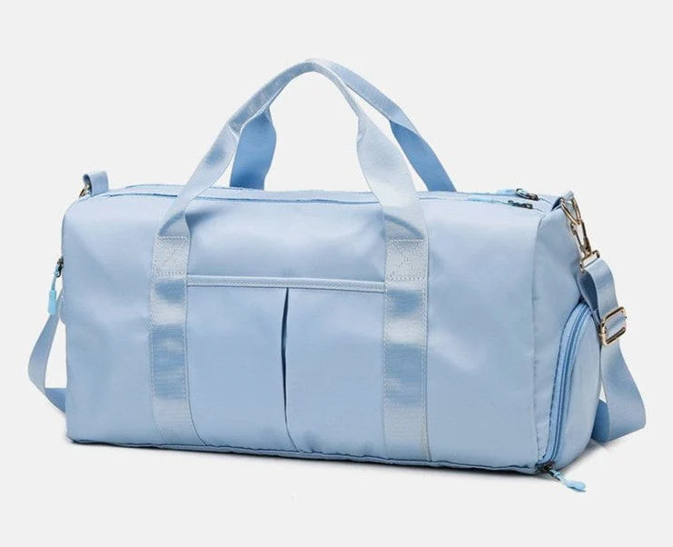 Waterproof Lined Long Duffel Gym Bag - Image 2