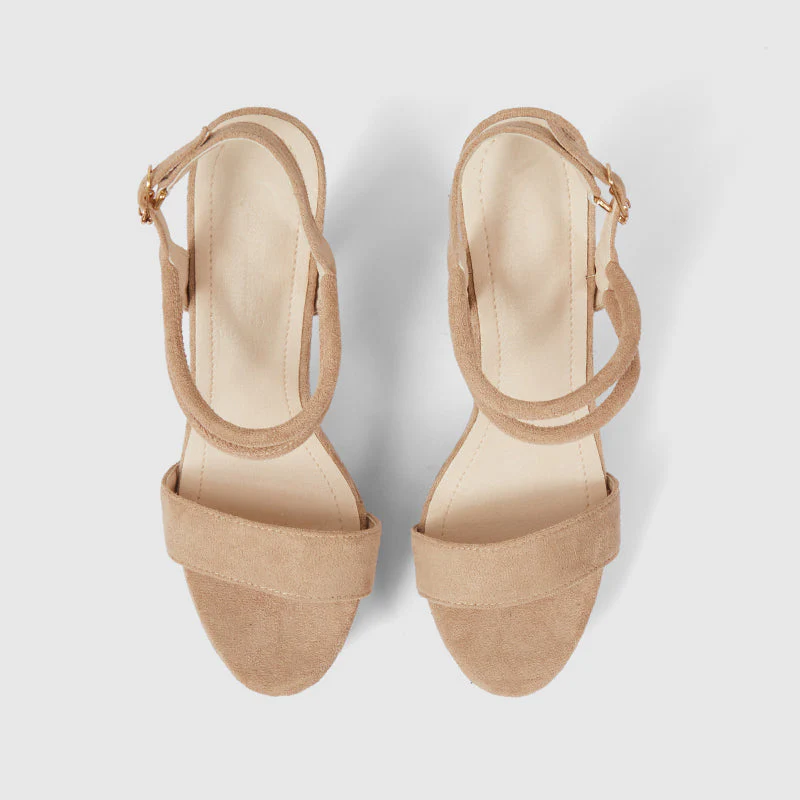 Waterproof Platform Chunky High Heel Sandals - Image 5