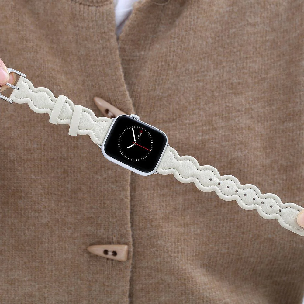 Wave Pattern Small Fragrant Leather Strap - Image 2