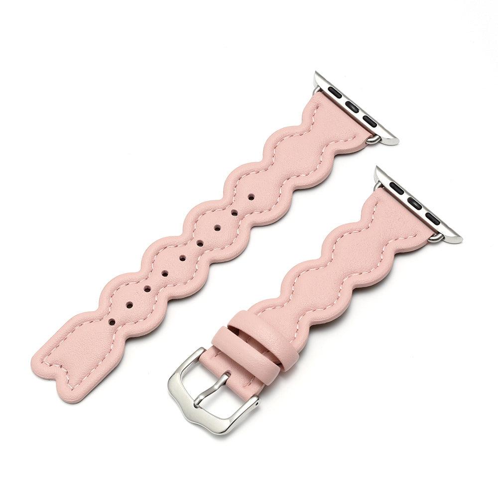Wave Pattern Small Fragrant Leather Strap - Image 3